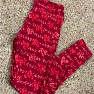 Lularoe Valentines Day Leggings